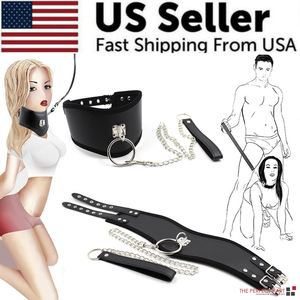 Kit de Bondage BDSM negro para mujer incluye conjunto de sujeción de cuello Love Slave Hand Cuffs accesorios íntimos - Product Image 1