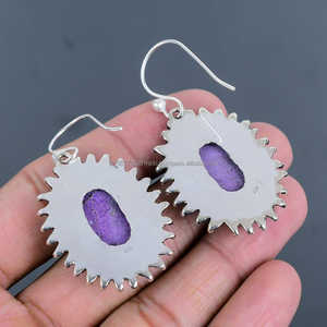 925 Sterling Silver <b>Earrings</b> Unique Style <b>Earring</b> Gemstone Jewelry Very Pretty Drop <b>Earring</b> Handmade Jewelry Gifts For Her - Product Image 4