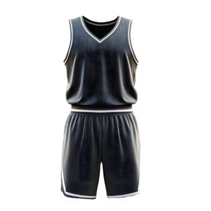 100% Polyester maillot de basket-ball personnalisé taille américaine grande taille vêtements de sport prix de gros pour l'impression par sublimation d'été - Product Image 2