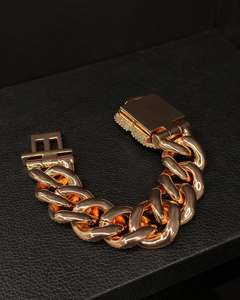 Custom 14K Gold Plated Moissanite Cuban <b>Bracelet</b> 925 Silver High Shine Hip Hop Luxury Jewelry Gift - Product Image 3