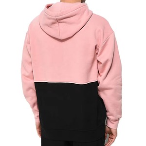 เสื้อฮู้ดผู้ชายผ้าเจอร์ซีย์บุซับใน 100% ผ้าฝ้าย ทรงหลวม ไม่ยับ น้ำหนัก 280 กรัม สีเข้าชุด พร้อมปักโลโก้ตามสั่ง - Product Image 4