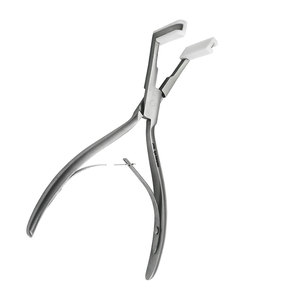 Pinzas para Extensiones de Cabello de Acero Inoxidable con Puntas de Nailon, Herramienta para Extensiones de Cabello con Micro Anillos, Pinza Profesional de Agarre Fuerte para Extensiones de Cabello - Product Image 4