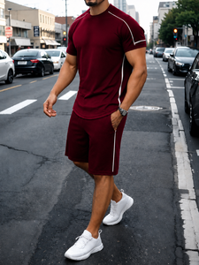 Conjunto Deportivo WEBSON para Hombre, Camiseta y Pantalones Cortos Verdes, Diseño Tie Dye 3D, Secado Rápido, Tejido Transpirable, Precio Económico - Product Image 6