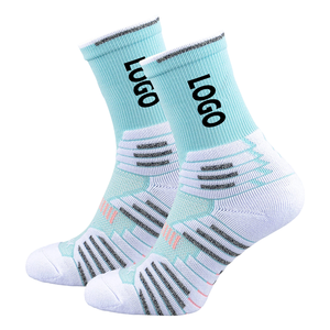 Chaussettes de compression unisexes en coton noir et blanc, confortables, antidérapantes, pour le football et le sport, pour hommes - Grande Vente - Product Image 1
