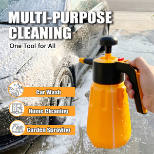LEMATEC - Pulverizador de Espuma Manual de 1.5L, Bomba de Mano, Cañón de Espuma para Nieve, Lavado de Autos Profesional, Detallado, Jardín, Fácil Operación - Product Image 3