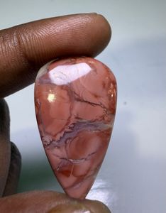 Cabochon en Agate Coton Naturel de Haute Qualité, Pierre Précieuse en Vrac pour la Fabrication de Bijoux - Product Image 3