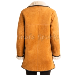 Chaqueta Casual de Cuero Genuino para Mujer, Talla Grande, con Bordado Personalizado, Logotipo y Opciones de Color, Venta al Por Mayor OEM - Product Image 4