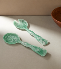 RESIN SERVING SPOON-GREEN-Luxury Gold Flatware <b>Set</b> Small <b>Ice</b> <b>Cream</b> Spoons Dessert Cutlery <b>Set</b> for Restaurant & Cafe. - Product Image 3