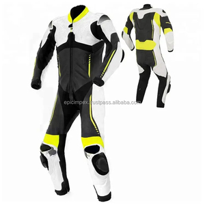Combinaison de motard, combinaison de course moto, équipement en cuir personnalisé, vêtements de moto pour hommes, tenue de piste, fabrication artisanale, Motogp2025, hiver, grande taille - Product Image 4