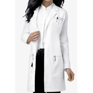 Blouse de laboratoire hospitalière OEM unisexe en coton, couleur et logo personnalisables pour médecins, infirmières, étudiants – Vente en gros, meilleure qualité - Product Image 5