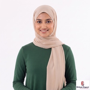 Premium Luxury Chiffon Scarf Design Soft <b>Silk</b> Feel <b>Head</b> <b>Wrap</b> Shawl OEM ODM Private Label Manufacturer - Product Image 4