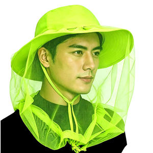 Malla de protección facial transpirable para apicultura, a prueba de abejas, para actividades al aire libre, ajuste regular, poliéster - Product Image 1