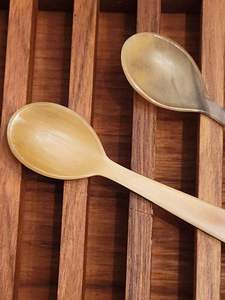 ช้อนเสิร์ฟทำมือจากเขาควาย เป็นมิตรกับสิ่งแวดล้อม อุปกรณ์ครัวจากธรรมชาติ ช้อนเสิร์ฟสลัด ผู้จำหน่ายขายส่ง - Product Image 2