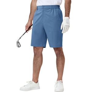 Shorts de golf pour hommes avec grandes poches, pantalons de sport fonctionnels pour un rangement supplémentaire, vêtements de sport utilitaires pour un transport facile du matériel sur le terrain - Product Image 1