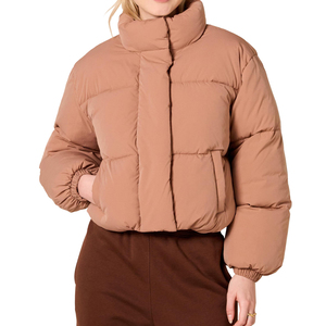 Latest Design <b>Cheap</b> Price Women Quilted <b>Puffer</b> <b>Jacket</b> High Quality Padded Front Zipper Women <b>Puffer</b> <b>Jackets</b> - Product Image 1
