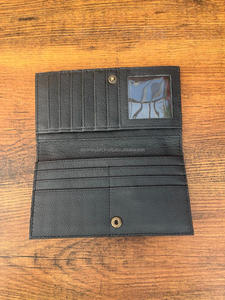 Turquoise Main Outillage Sculpture Portefeuille Bifold En Cuir Floral Portefeuilles En Cuir Outillé Conception Pour Femmes En Cuir Véritable Portefeuille - Product Image 4