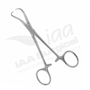 Pinza para Toallas Backhaus de Acero Inoxidable Manual de Alta Calidad para Operaciones Quirúrgicas y Uso Veterinario IAA INSTRUMENTOS QUIRÚRGICOS - Product Image 1