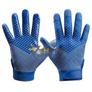 Guantes de Receptor de Fútbol Americano con Diseño Personalizado, Guantes de Receptor con Palma Adhesiva, Tejido Transpirable e Impermeable - Product Image 3