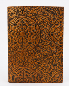 Diario de Cuero Repujado, Cuaderno Bohemio Hecho a Mano, Cuaderno de Bocetos de Estilo Antiguo, Diario de Viaje, Regalo de Cuero Marrón Rústico - Product Image 6