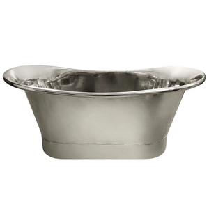 Newly Designed <b>Portable</b> Freestanding Copper Bathtub Whirlpool Massage Eco-friendly Silver Finish Modern Design for Home Bathroom - Product Image 1