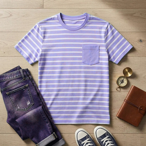 High Quality 100% Pure Cotton Men's Summer T-Shirt Customized Short Sleeve Loose Fit and Various Colors Solid Design t shirts - Product Image 1