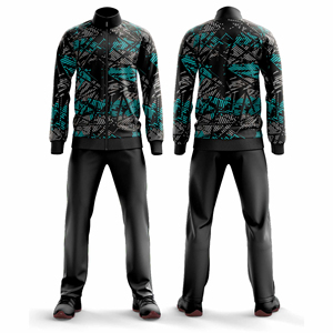 Premium 100% Cotton Printed Solid Heavyweight Hooded Tracksuit Custom Team Wear Sports Training Suit Personalized Branding - Product Image 2
