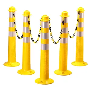 8mm2M 2 Color Chain Traffic Cone Ring A Kit For Connecting Chain Barriers And 8mm2M 2 Color Chain