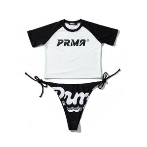 Conjunto de Bikini Elástico y Transpirable para Mujer, Corte Ajustado, Dos Piezas, Spandex y Poliéster Suaves, Venta al Por Mayor, Moda - Product Image 3