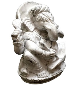 Sculpture artisanale de Ganesha en cristal naturel pour un usage spirituel quotidien, qualité supérieure - Product Image 1