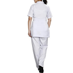 Tenue médicale non tissée extensible blanche pour femmes, vente en gros, modèle 2026 - Product Image 6