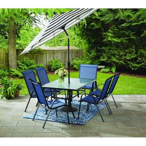 Base per Ombrellone da Patio in Metallo Verniciato a Polvere Nera, 22 Libbre, Rotonda - Product Image 5