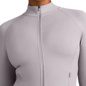 Women's Casual <b>Lightweight</b> Zip Up <b>Jacket</b> Soft Touch Activewear Sports <b>Jacket</b> for Gym <b>Running</b> Training Custom OEM ODM Wholesale - Product Image 3