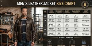 <b>Men's</b> Genuine <b>Leather</b> Motorcycle <b>Jacket</b> Stand Collar Zipper Closure Slim Fit Moto Biker Style Autumn Wear - Product Image 6