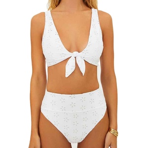 Trajes de Baño de Lujo Personalizados al por Mayor, Bikini de Tela Ecológica, Trajes de Baño para Mujer con Movimiento Relajado - Product Image 3