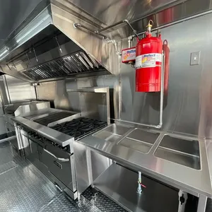 Camión de Comida Móvil Multifuncional Personalizable, Remolque de Comida Callejera Popular, Vehículo Comercial de Aluminio - Product Image 4