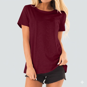 เสื้อครอปท็อปผู้หญิงคุณภาพสูง 100% แบบ OEM ผ้าตาข่าย ระบายอากาศได้ดี แขนสั้น น่ารัก พิมพ์ลายสปอร์ต เสื้อผู้หญิง - Product Image 1