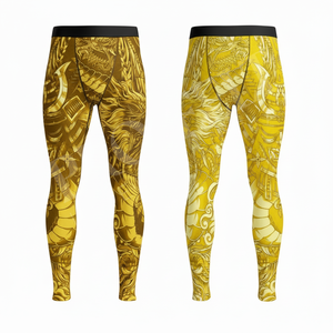 Tights Gym Workout Running Fitness <b>Pants</b> Men's Customized Logo Design Training Workout Yoga Summer OEM ODM Compression Leggings - Product Image 6