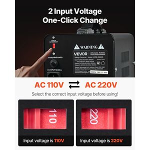 หม้อแปลงไฟฟ้าแรงดันสูง 1500VA สำหรับงานหนัก 110V 220V แบบปรับขึ้น/ลง พร้อมระบบแยกไฟฟ้าและหม้อแปลงอัตโนมัติ - Product Image 2