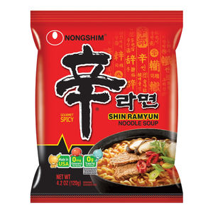 Nongshim Shin Ramyun - Nouilles Ramen épicées instantanées Halal (Paquet de 40) - Product Image 6