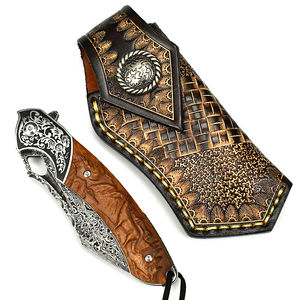 High-end Stainless Steel Handmade Collectable Multi-Functional Folding <b>Knife</b> Clip Point Blade Serrated Edge Bowie <b>Knife</b> - Product Image 2