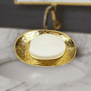 Premium Brass <b>Soap</b> Rack Handcrafted Hammered Polished Water Drain <b>Soap</b> Holder Storage <b>Soap</b> Rack For Bathroom <b>Sets</b> - Product Image 1