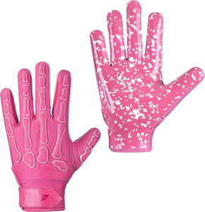 Compression Fit Football <b>Gloves</b> Men Women Sticky Grip Palm Spandex Back <b>Moisture</b> Control Custom Logo Wholesale B2B Exporter - Product Image 5