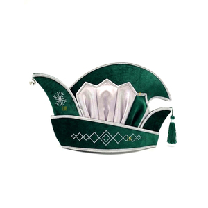 Casquette de carnaval traditionnelle de qualité supérieure avec pompon, broderie machine, casquette de carnaval fantaisie - Product Image 5