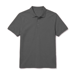 Polo homme personnalisé de haute qualité, logo brodé sur mesure, séchage rapide, grande taille, tricoté sans couture, 100% coton. - Product Image 2
