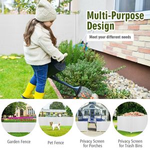 Lot de 2 clôtures extérieures à piquets et 3 piquets de fixation en forme de croix, treillis et portails de clôture de qualité supérieure - Product Image 5