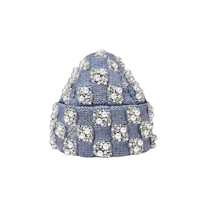 Gorro de Punto Personalizado de Lujo con Diamantes de Imitación, Cristales Brillantes y Suaves para Unisex - Product Image 2