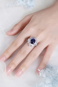 Bague d'éternité en argent sterling 925 durable avec diamants de laboratoire pour femme, alliance de mariage de luxe, élégante bague à diamants - Product Image 5