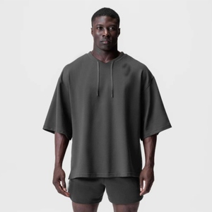 Camiseta Ecológica Sostenible para Hombre, Hombros Caídos, Algodón, Personalizable con Logotipo, Impresión Serigráfica, Secado Rápido - Product Image 1