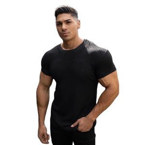 Servicio OEM, Camisetas de Compresión Ligeras para Hombre, Corte Regular, Diseño Sólido, Ecológicas, Transpirables, Antiarrugas, de Secado Rápido - Product Image 1