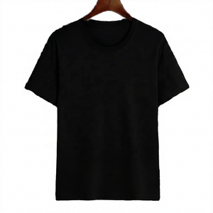 Men's Printed <b>Grey</b> Short Sleeve O-Neck Polyester/Cotton Woven <b>T</b>-<b>Shirt</b> Regular Fit Casual Eco-Friendly - Product Image 2